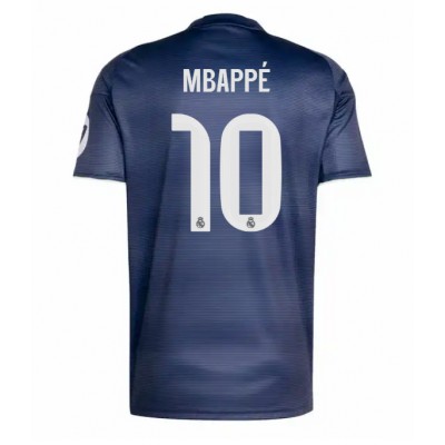 Fotballdrakt Herre Real Madrid Kylian Mbappe #10 Bortedrakt 2025-26 Kortermet Fotballdrakt Herre Real Madrid Kylian Mbappe #10 Bortedrakt 2025-26 Kortermet